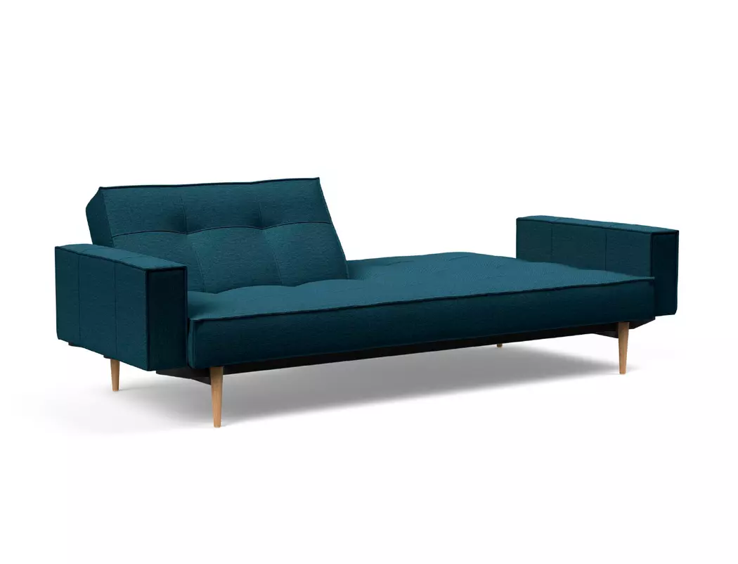 Schlafsofa mit Armlehnen Splitback Styletto hell