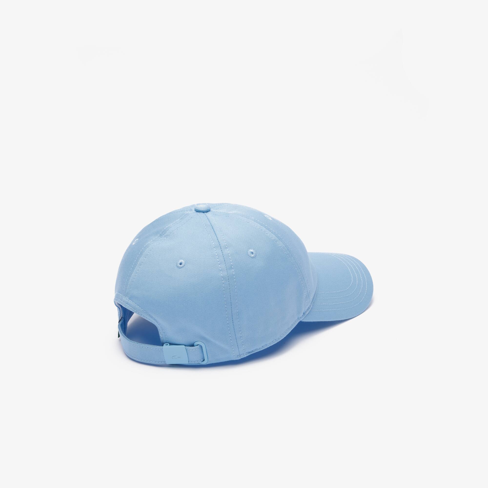 Casquette unisexe unie Lacoste en twill de coton biologique Chapeaux & Casquettes - Bleu - Lacoste - Unisex