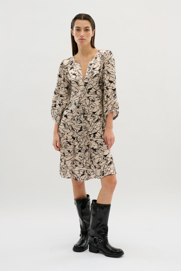Karen by Simonsen MarbellaKB Indie Dress Marbella print peyote