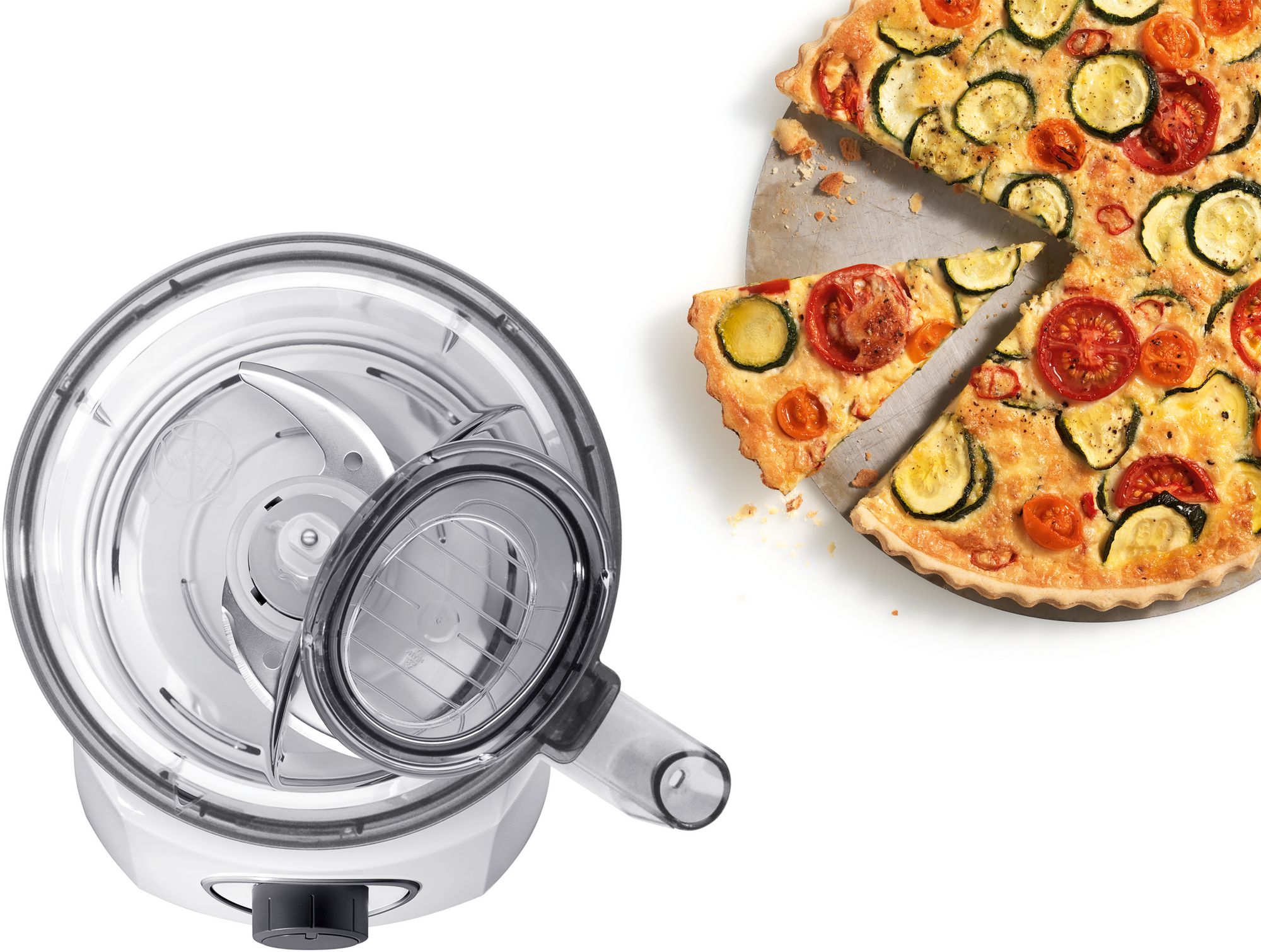 PRODUTO RECONDICIONADO # Processador de Alimentos MultiTalent 3 800W Branco, Branco MCM3100W--B