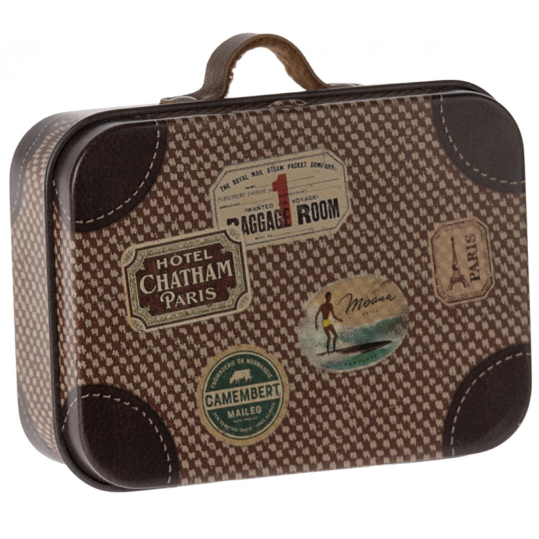 Maileg koffertje travel brown - 7,5 cm