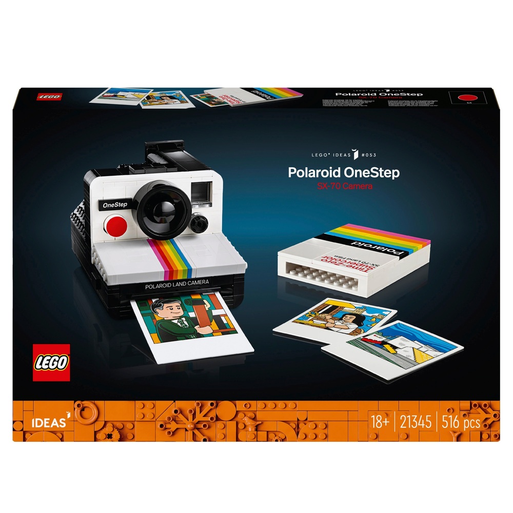 LEGO Ideas 21345 Polaroid OneStep SX-70 Kamera-Set für Erwachsene