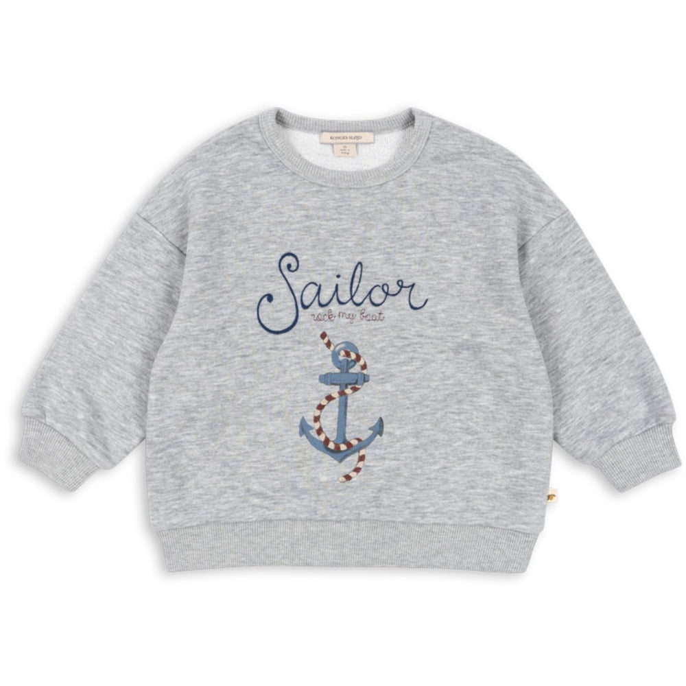 Køb Konges Sløjd Grey Melange Lou Sweatshirt Ocs