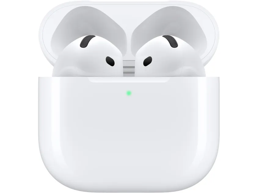 Apple AirPods 4 - Ægte trådløse øretelefoner med mik. - ørespids - Bluetooth - hvid