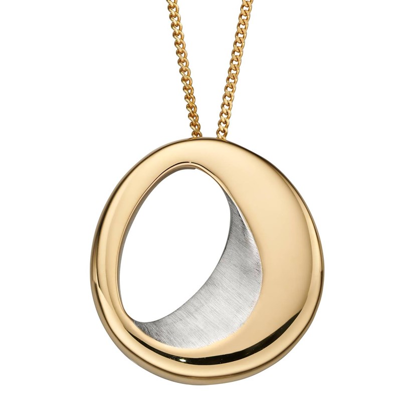 Collier plaqué or en argent 925/1000