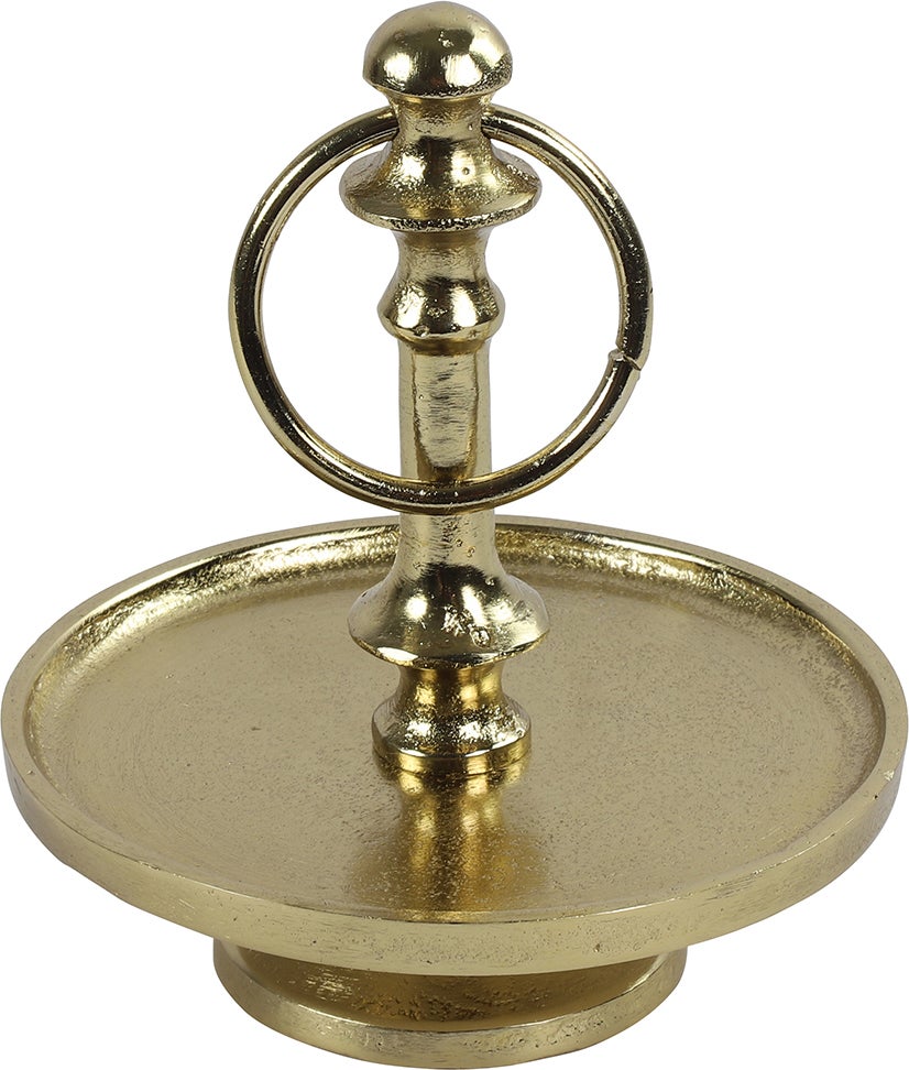 Countryfield etagère Faya goud D 13 H 15 cm