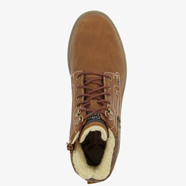 s.Oliver heren veterboots bruin/cognac