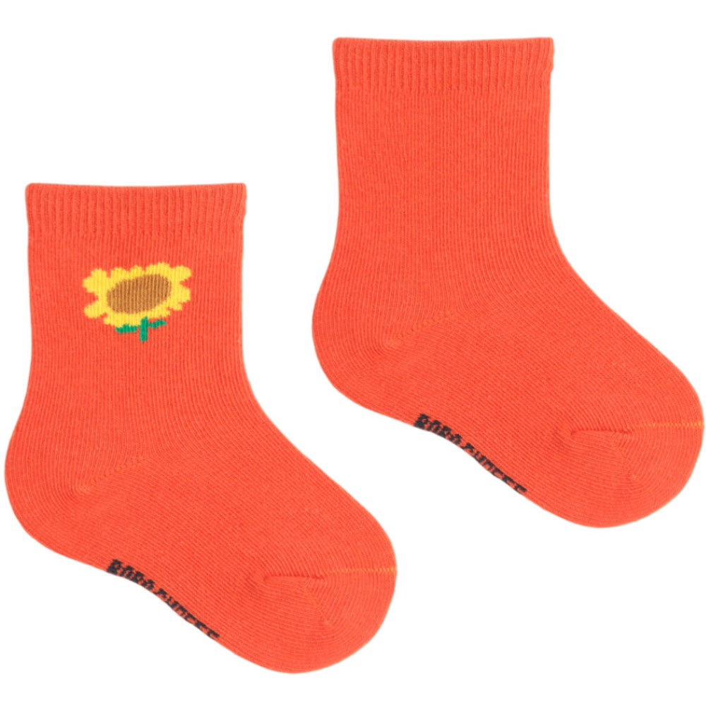 Køb Bobo Choses Multicolor Sunflower Kort Strømper 2-Pak