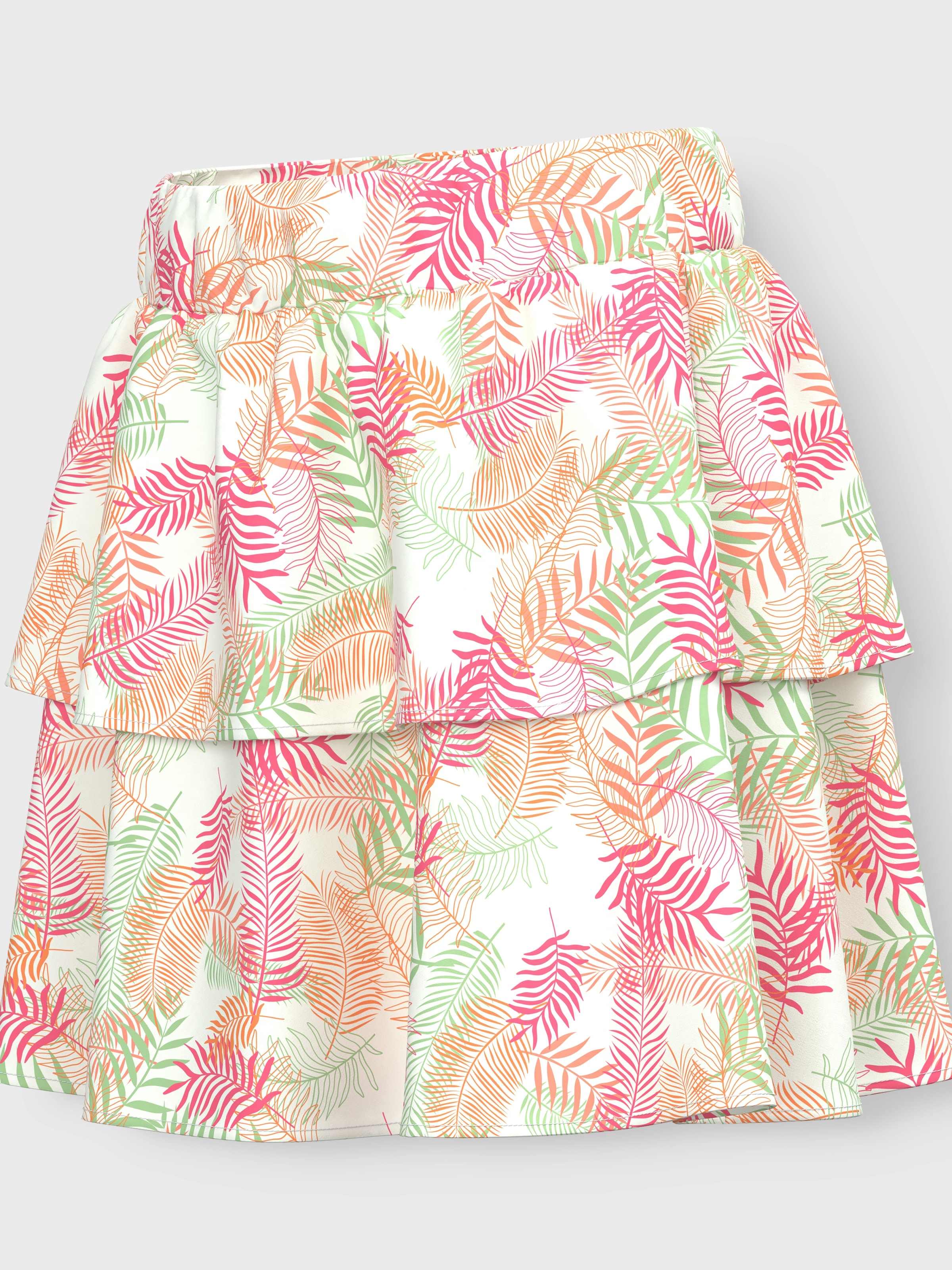 Name It Volantrock »NKFVINAYA SKIRT FFF NOOS«, Kunstfaser, Stretch, Allover Druck