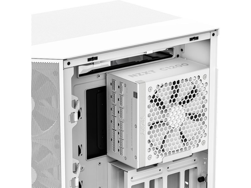NZXT Netzteil C1200 Gold 1200 W, Weiss 1200 Watt 80 PLUS Gold Vollmodulares ATX-Netzteil