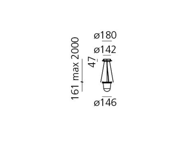 Artemide Tolomeo hanglamp outdoor LED