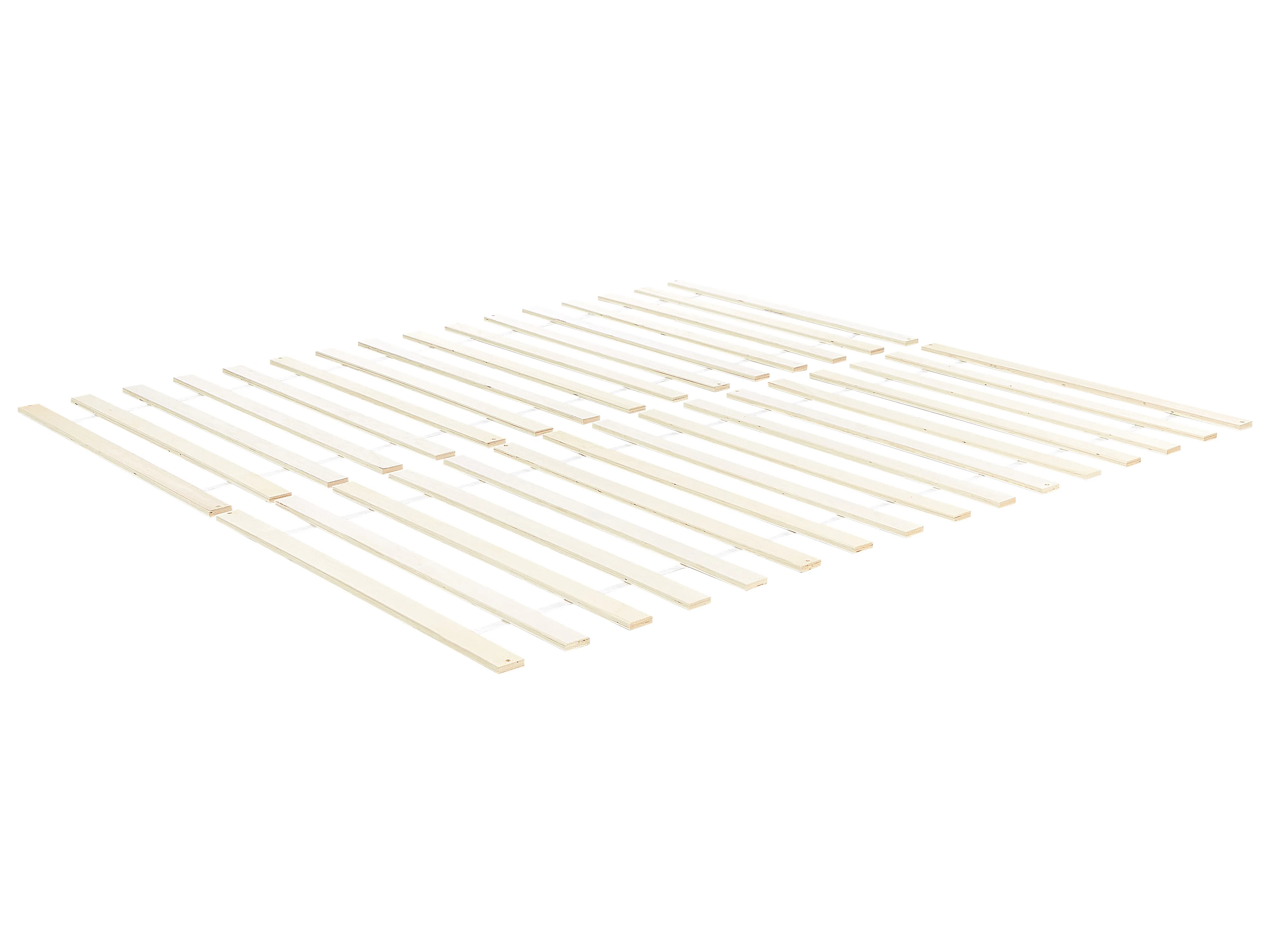 Bed Dennenhout ROYAN 140 x 200 cm Wit