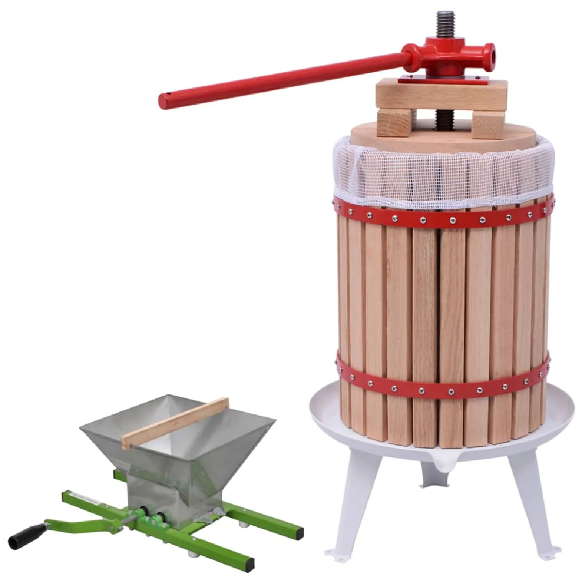 VidaXL Ensemble 2 Presses Fruits