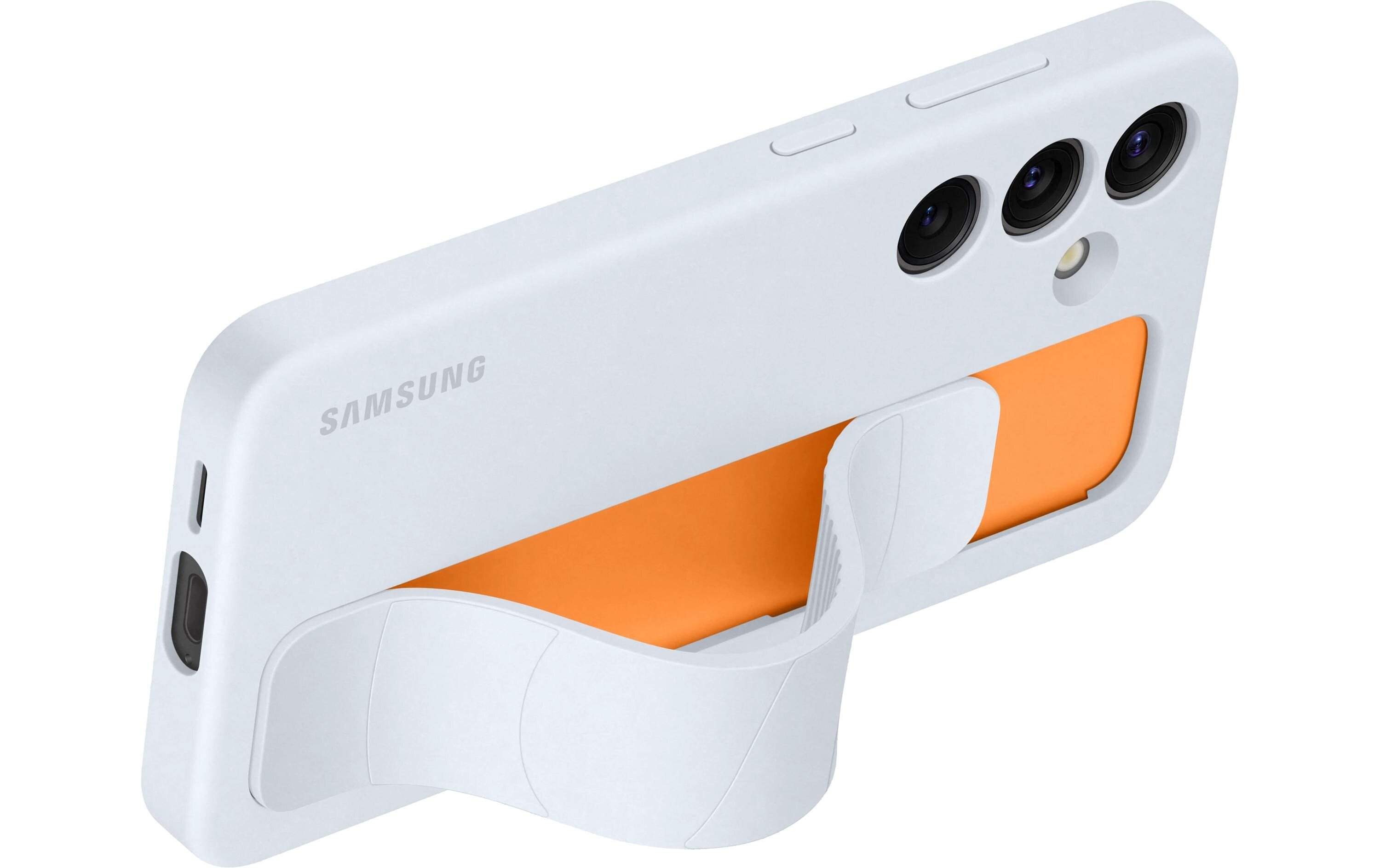 Back Cover Standing Grip Galaxy Galaxy S24 BlueSchutzhülle mit Standfunktion für das Samsung Galaxy S24