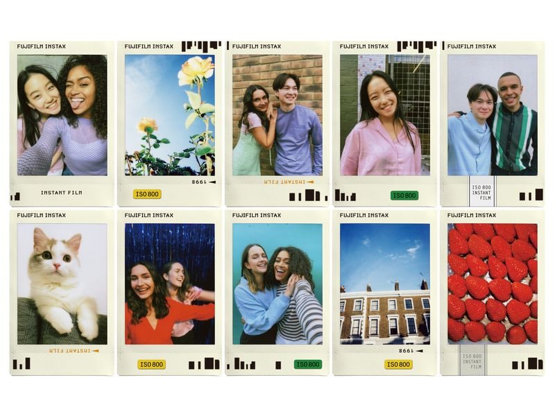 Fujifilm Sofortbildfilm Instax Mini 10 Blatt Photo Slide Film für Instax-Sofortbildkameras