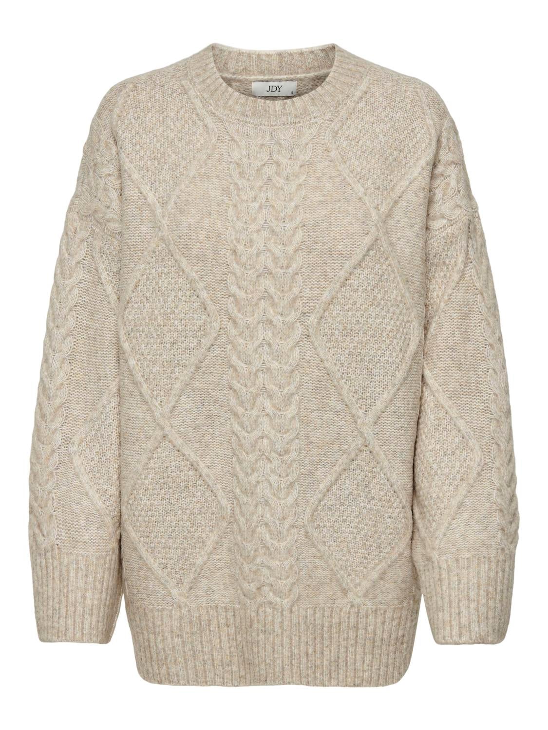 JDYSILJA Strickpullover Oatmeal