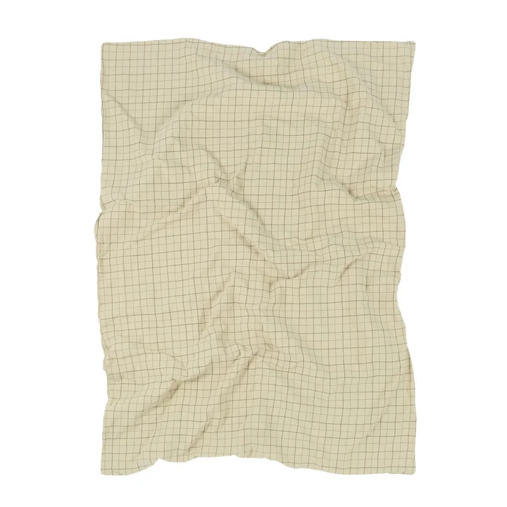 Nobodinoz - L1N0 Baby Bettbezug, 100 x 140 cm greige