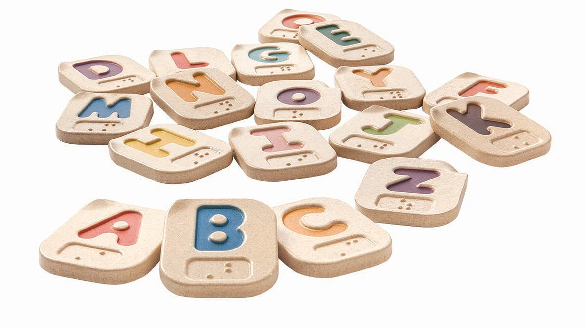 PlanToys Alphabet Blindenschrift