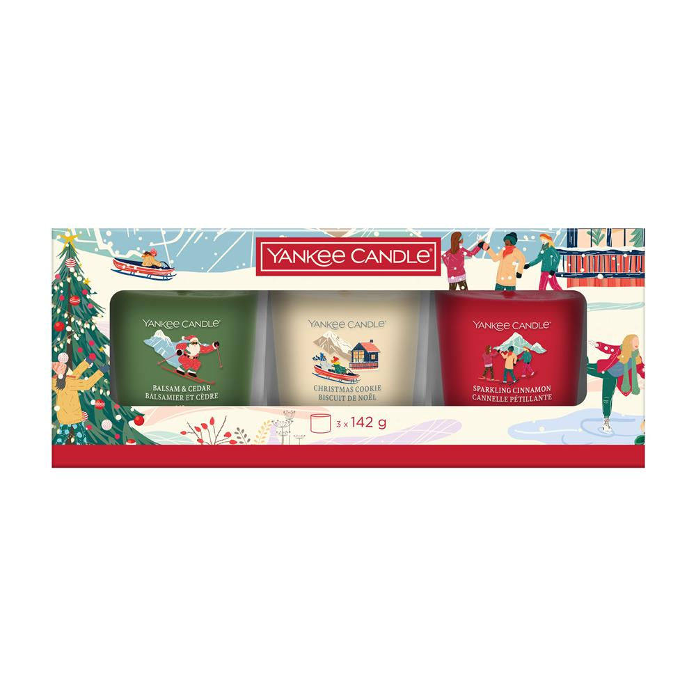 (3er Set) Duftkerze Original Tumbler Kerzen Geschenkset mit 3 Düften (10.26526.079E) - Aprés Ski