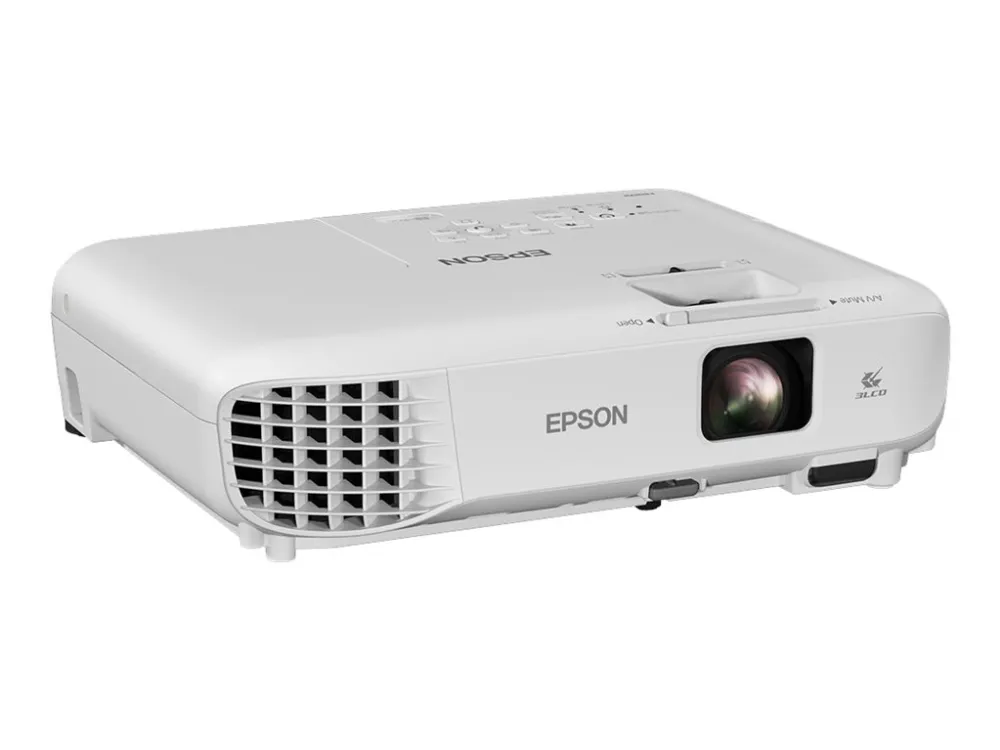 Epson EB-760W - 3-LCD-projektor - 4100 lm (hvid) - 4100 lm (farve) - 16:10 - Ultra Short-Throw-Objektiv - 802.11a/b/g/n/ac Wireless / LAN/ Miracast - hvid