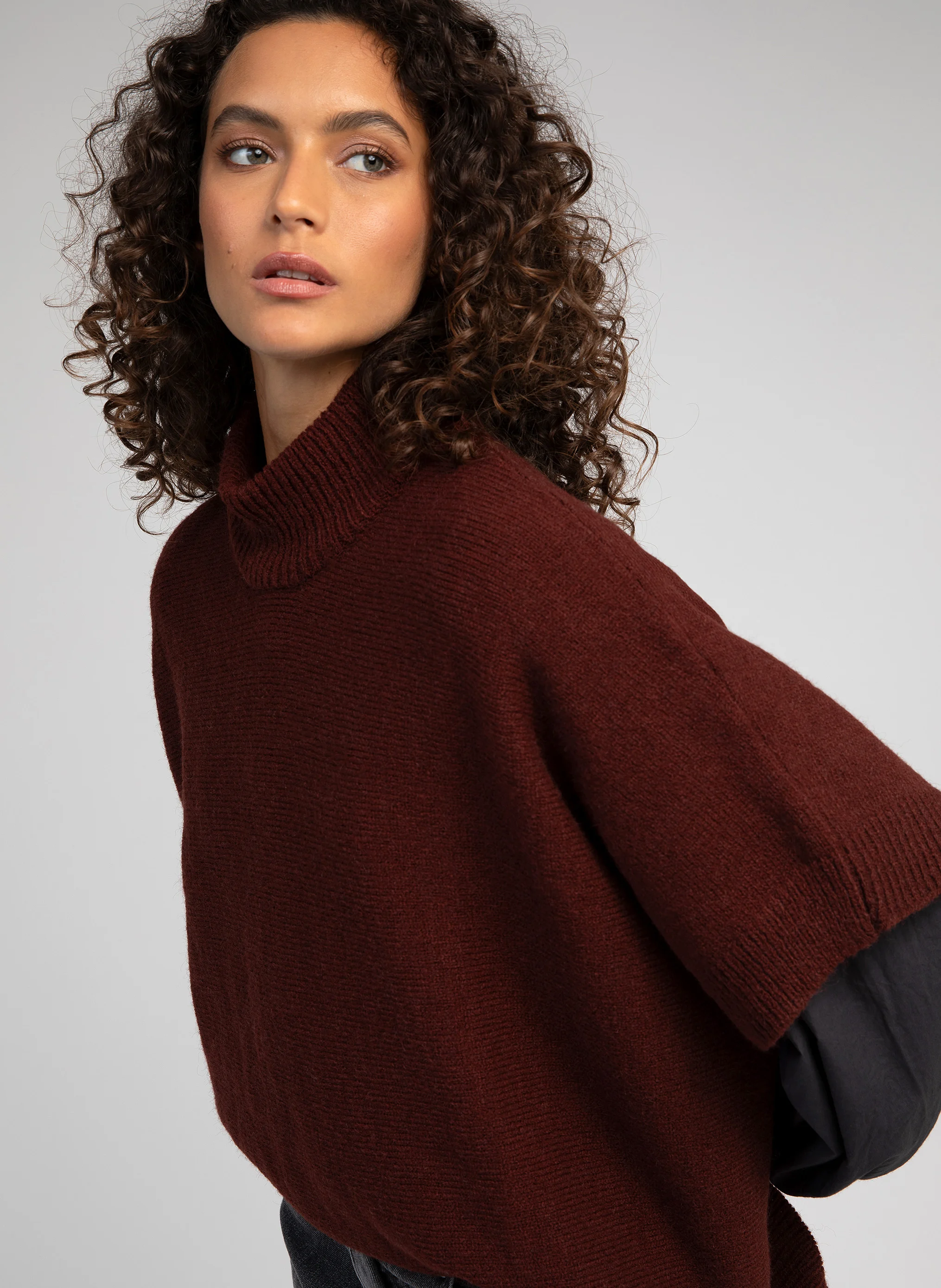 VALKYRIE - Pull col roulé| Blanc
