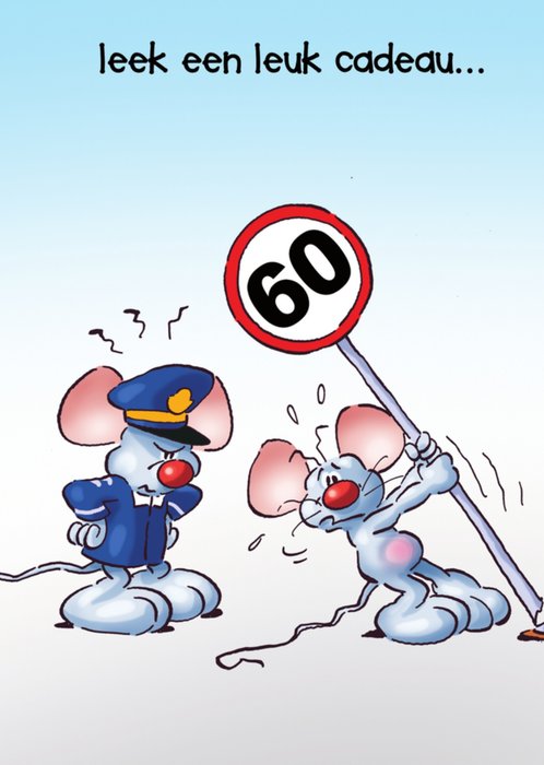 Doodles | Verjaardagskaart | 60 jaar