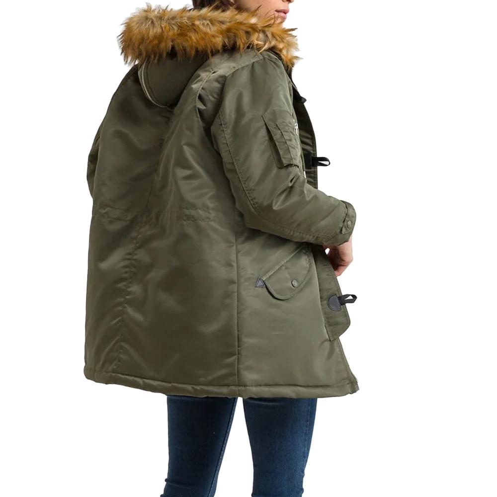 Schott Parkas Kaki Femme Schott Elisa