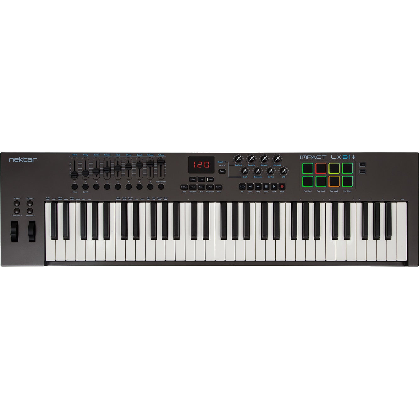 Nektar LX61+ Impact USB/MIDI-keyboard