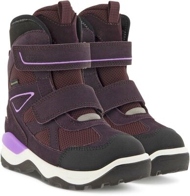 Ecco Snow Mountain GTX Vintersko Jr, Black/Fig