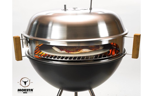 Grillplattenaufsatz »Grillaufsatz Pizza-Set Ø 57 cm« Edelstahl