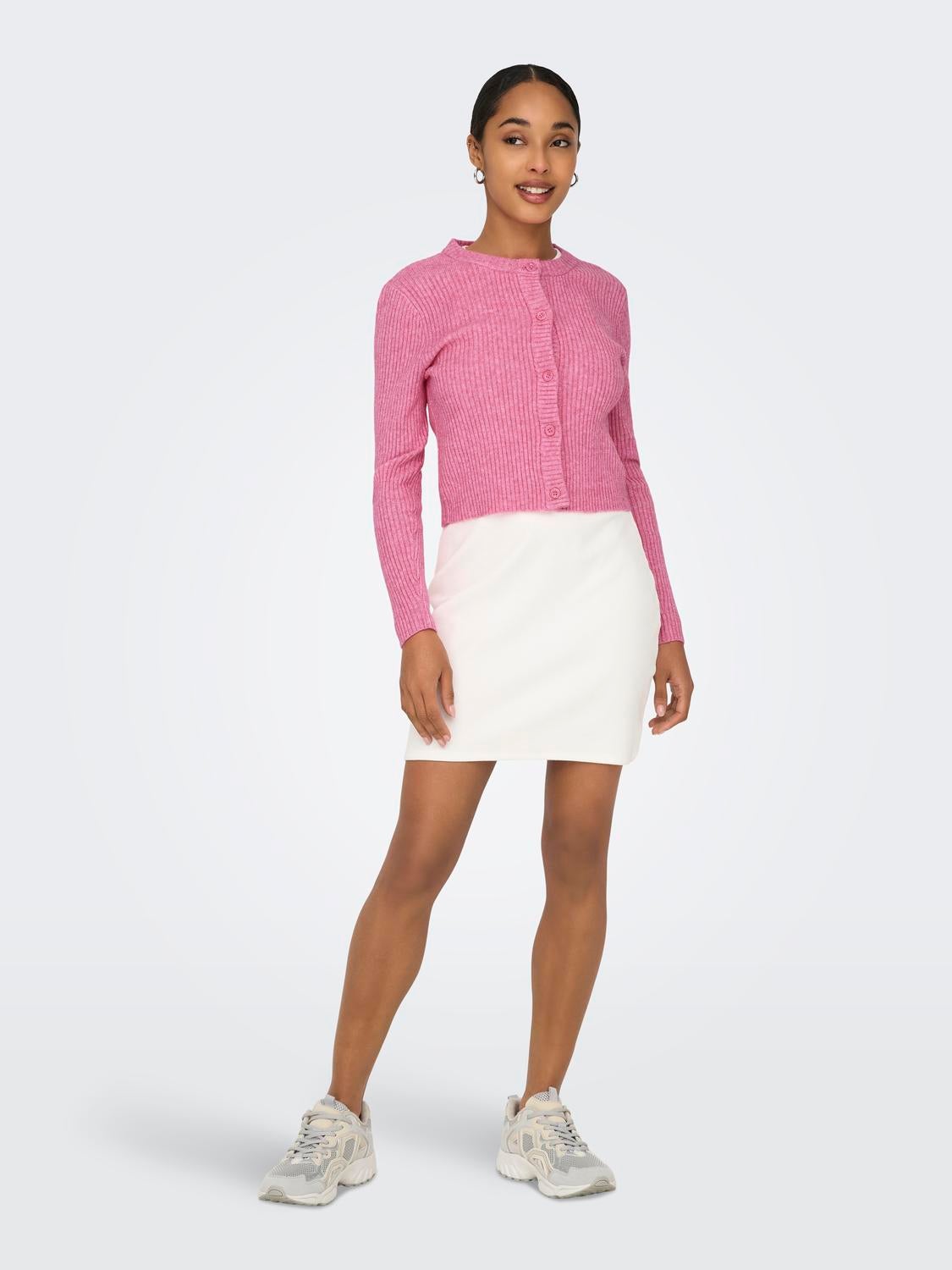 ONLKATIA Strickjacke Carmine Rose