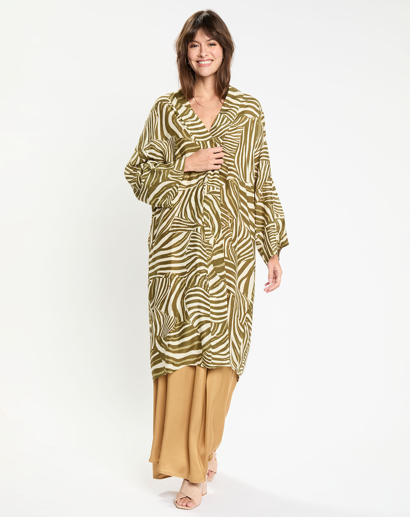 Lauren Vidal Kimono Jane verte
