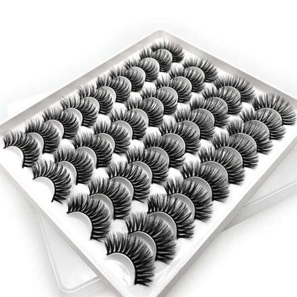 20 par Løse Øjenvipper 18mm