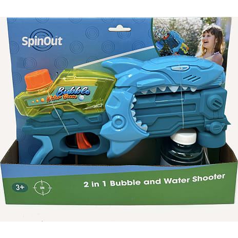 SpinOut 2 i 1 sæbeboble og vandpistol
