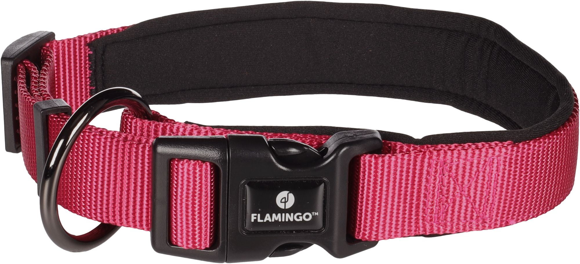 Flamingo f-523347 - Collier Confort Cerise pour Chiens