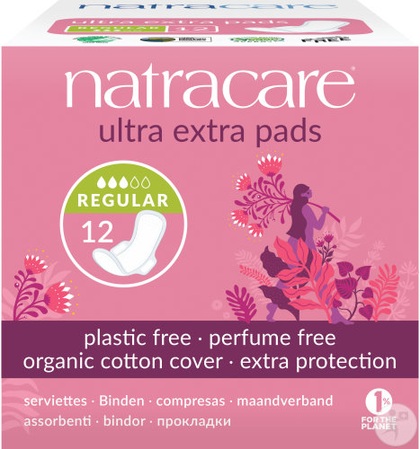 Natracare Serviettes Ultra Extra Normal 12 Pièces