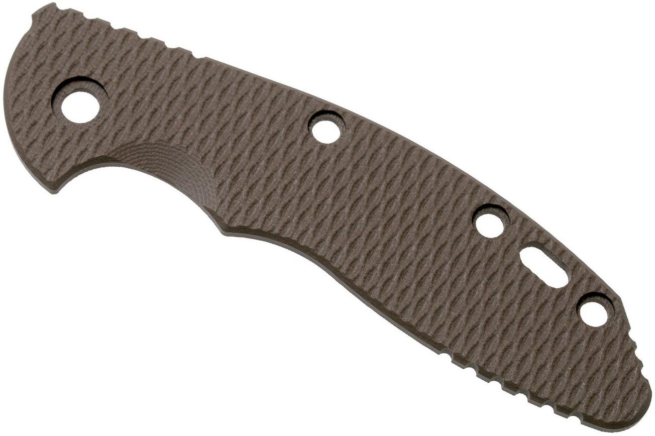 Rick Hinderer XM-18 3,5” greepschaal, Flat Dark Earth G10