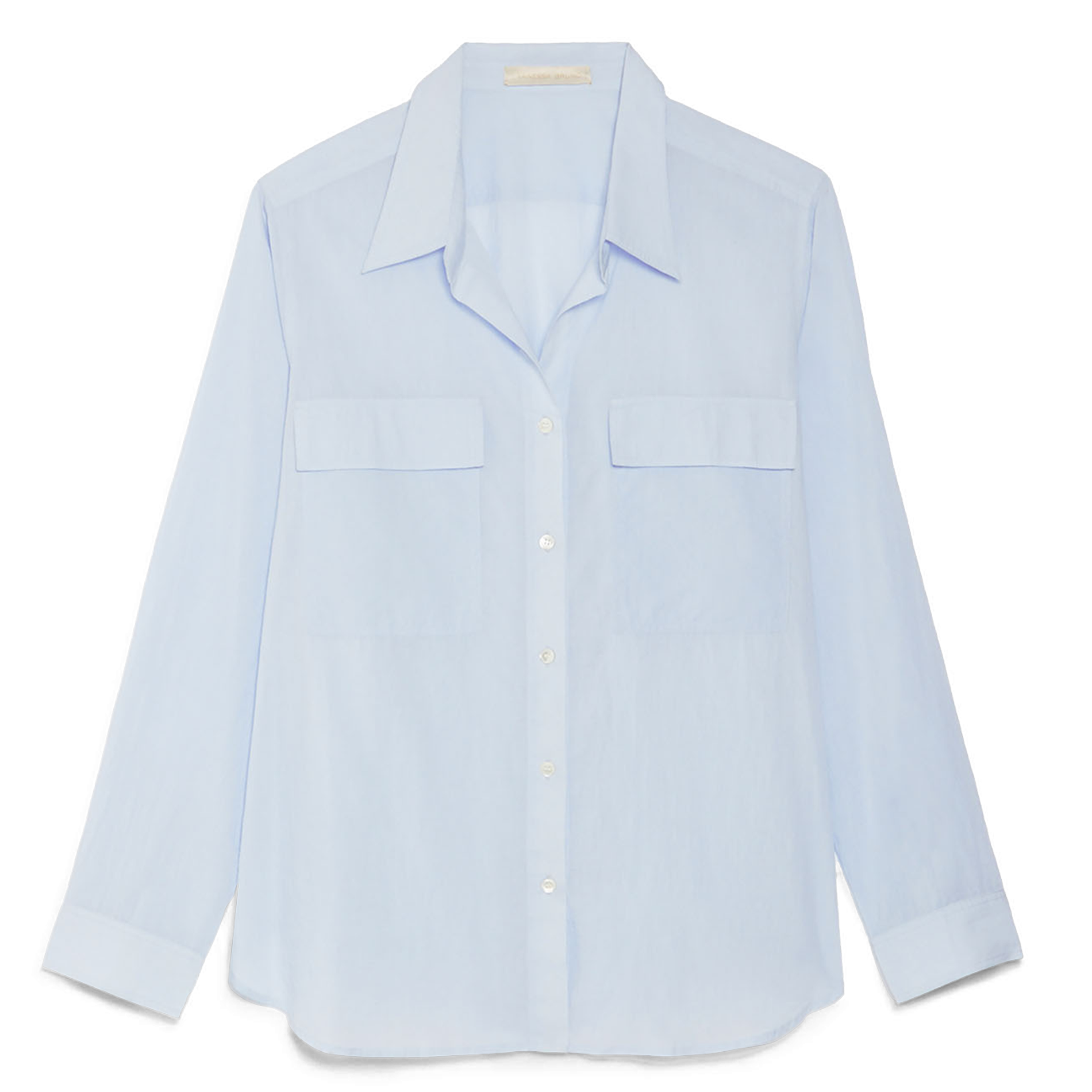 DIM - Chemise droite en coton | Bleu