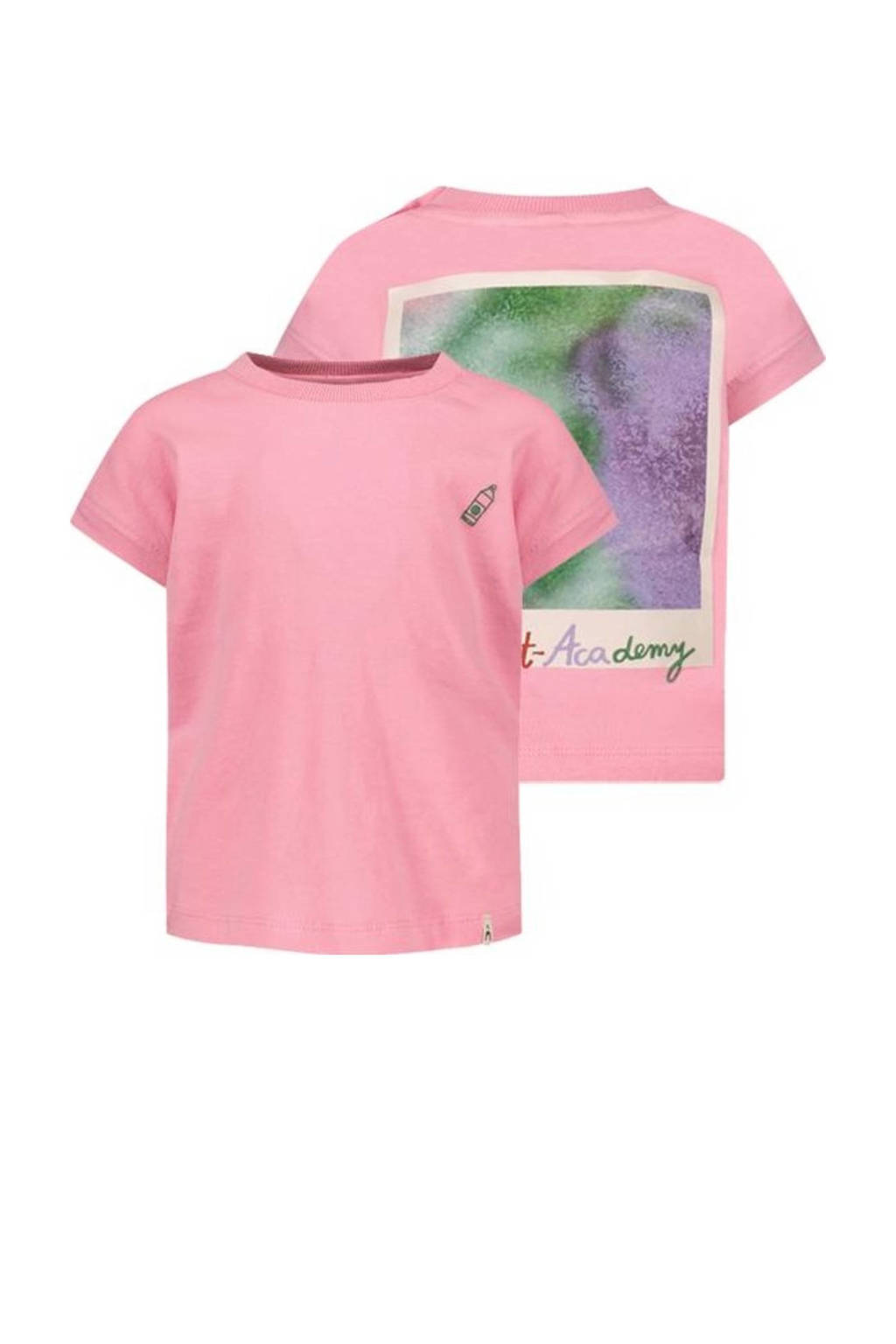 The New Chapter T-shirt Nikky met backprint roze