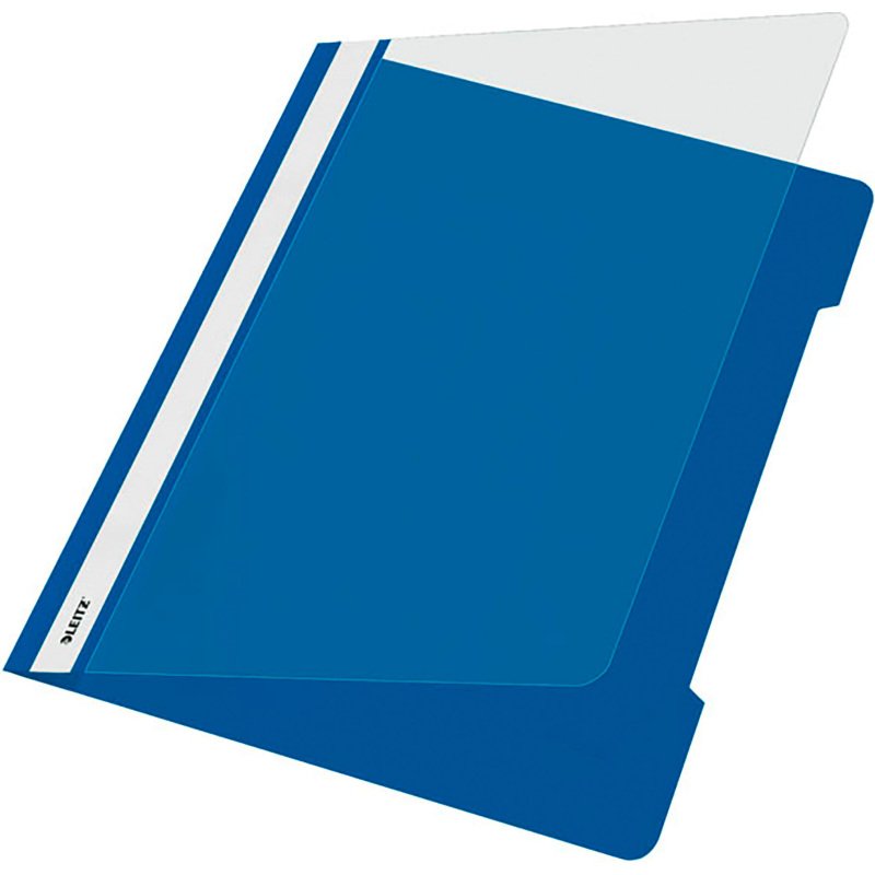 Chemise de présentation à lamelles Leitz 23,3 x 31 cm bleu