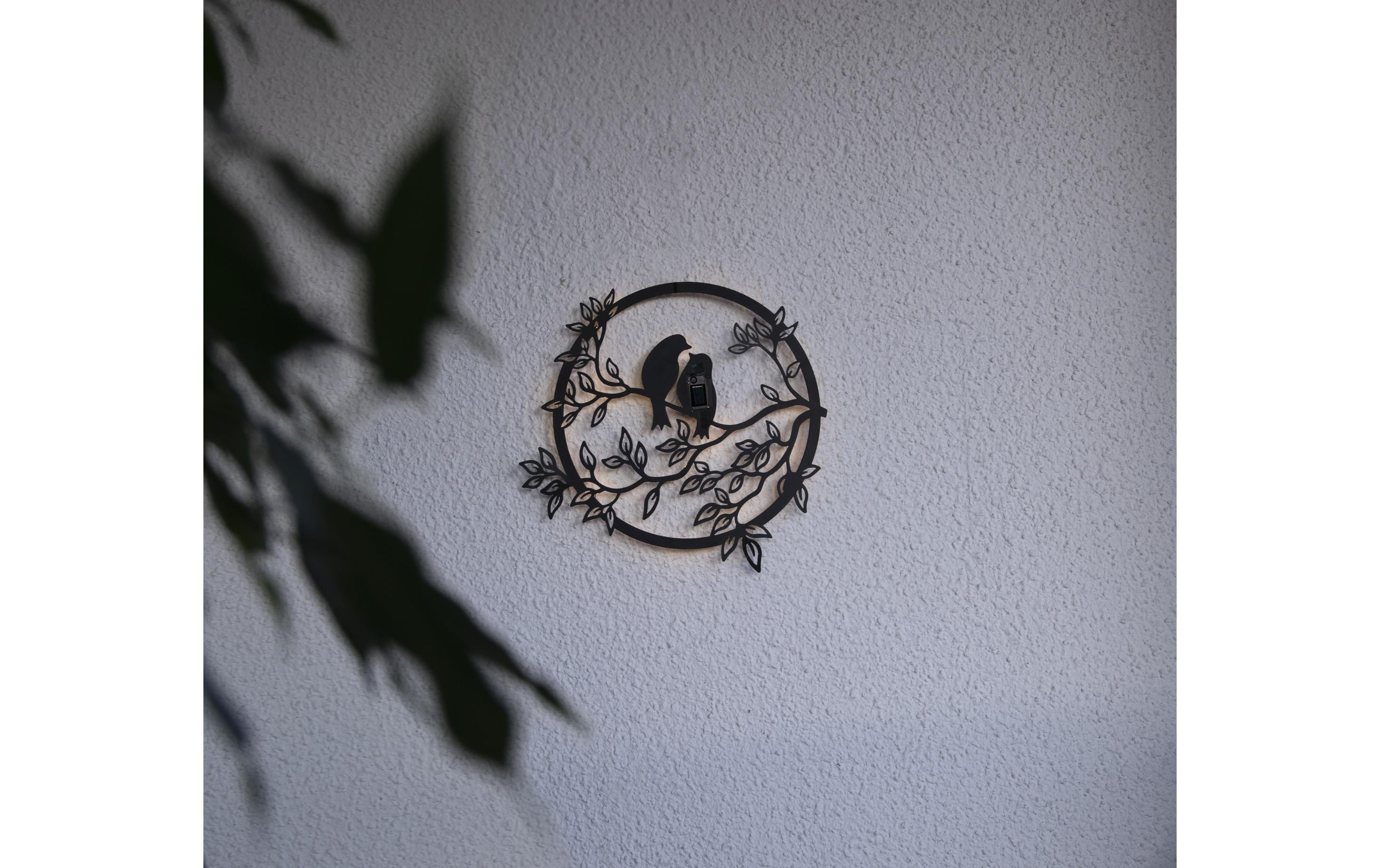 Gartenlicht Solar Dekoration Love Birds SchwarzSolar Dekoration