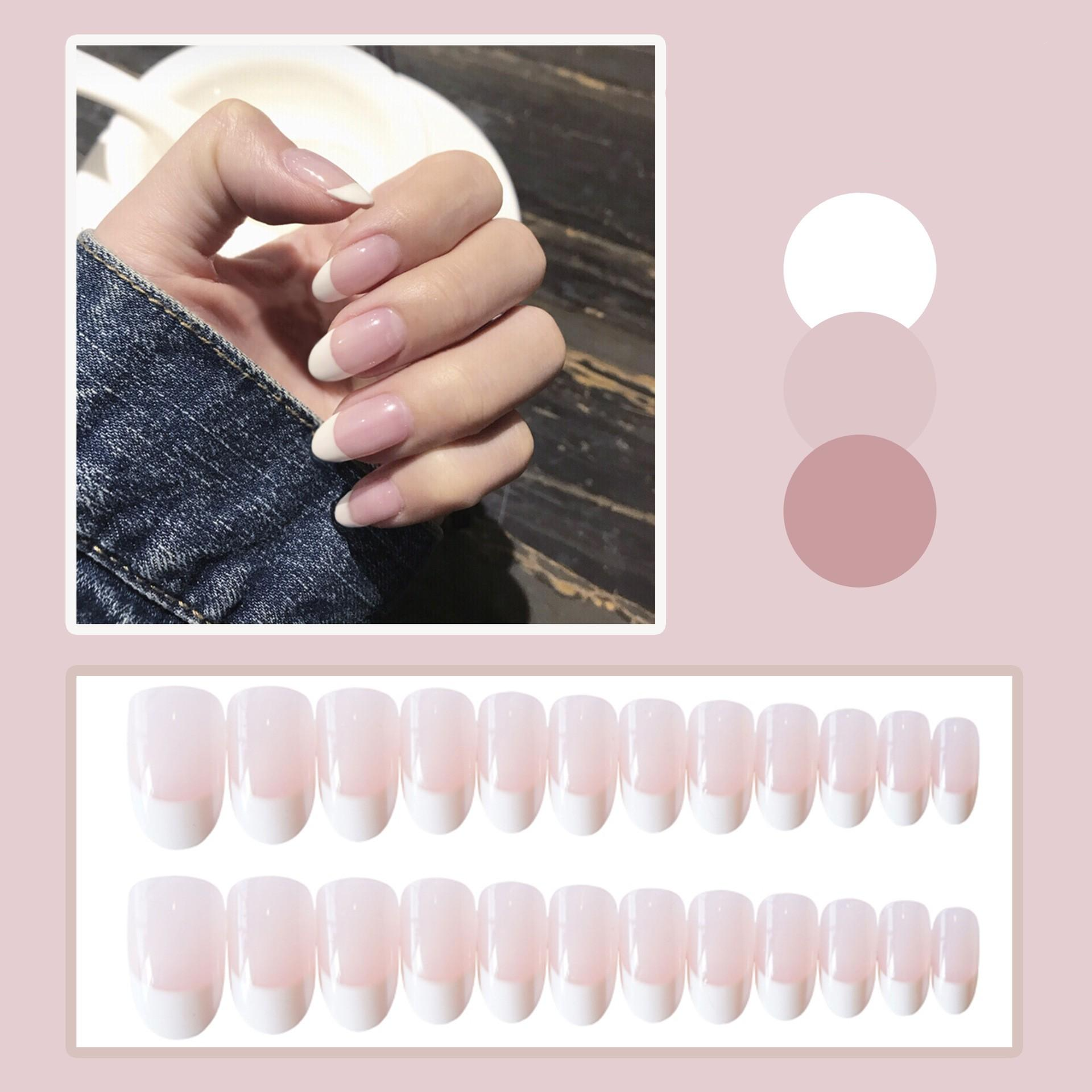 (24er Set) Finger Kunstnägel Press On Nails für die Maniküre - Style 3