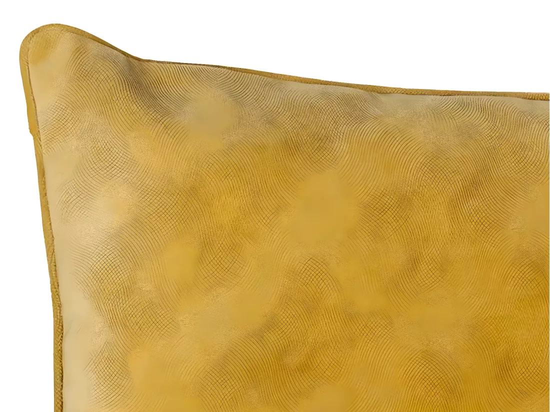 Coussin déhoussable Ocre 30 x 50 cm