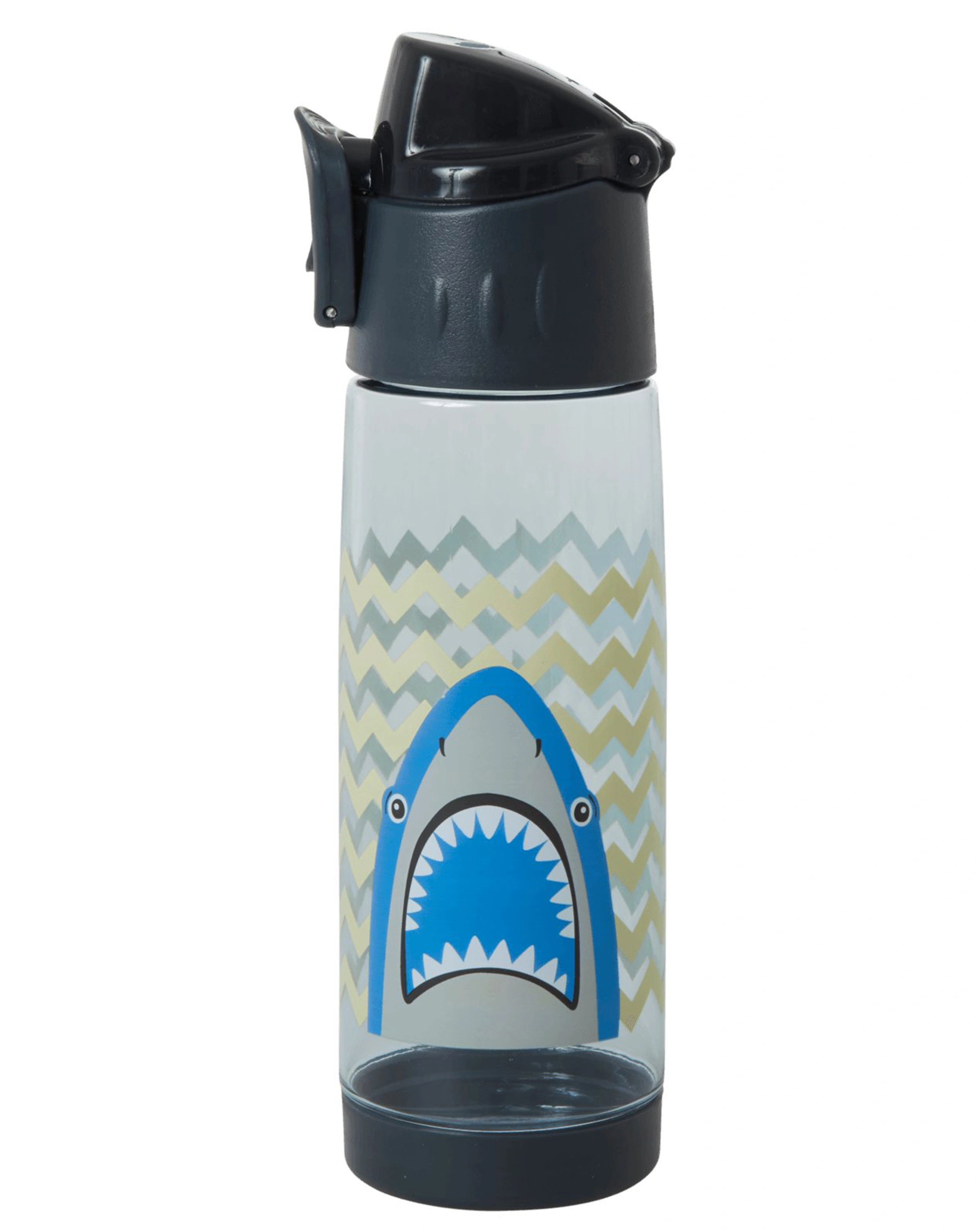 Trinkflasche SHARK PRINT 0,5l in blau