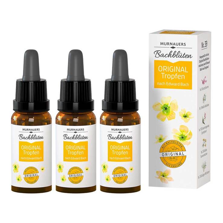 Bachblüten Murnauer Original Tropfen nach Dr. Bach, 3x20 ml