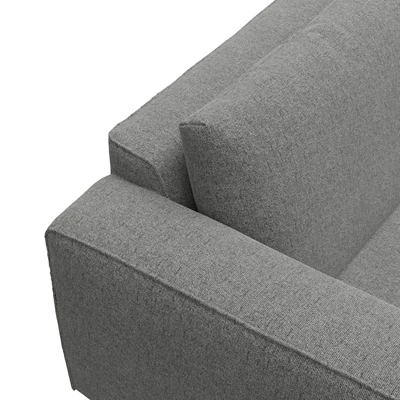 Nyland højrevendt hjørnesofa med pufafslutning