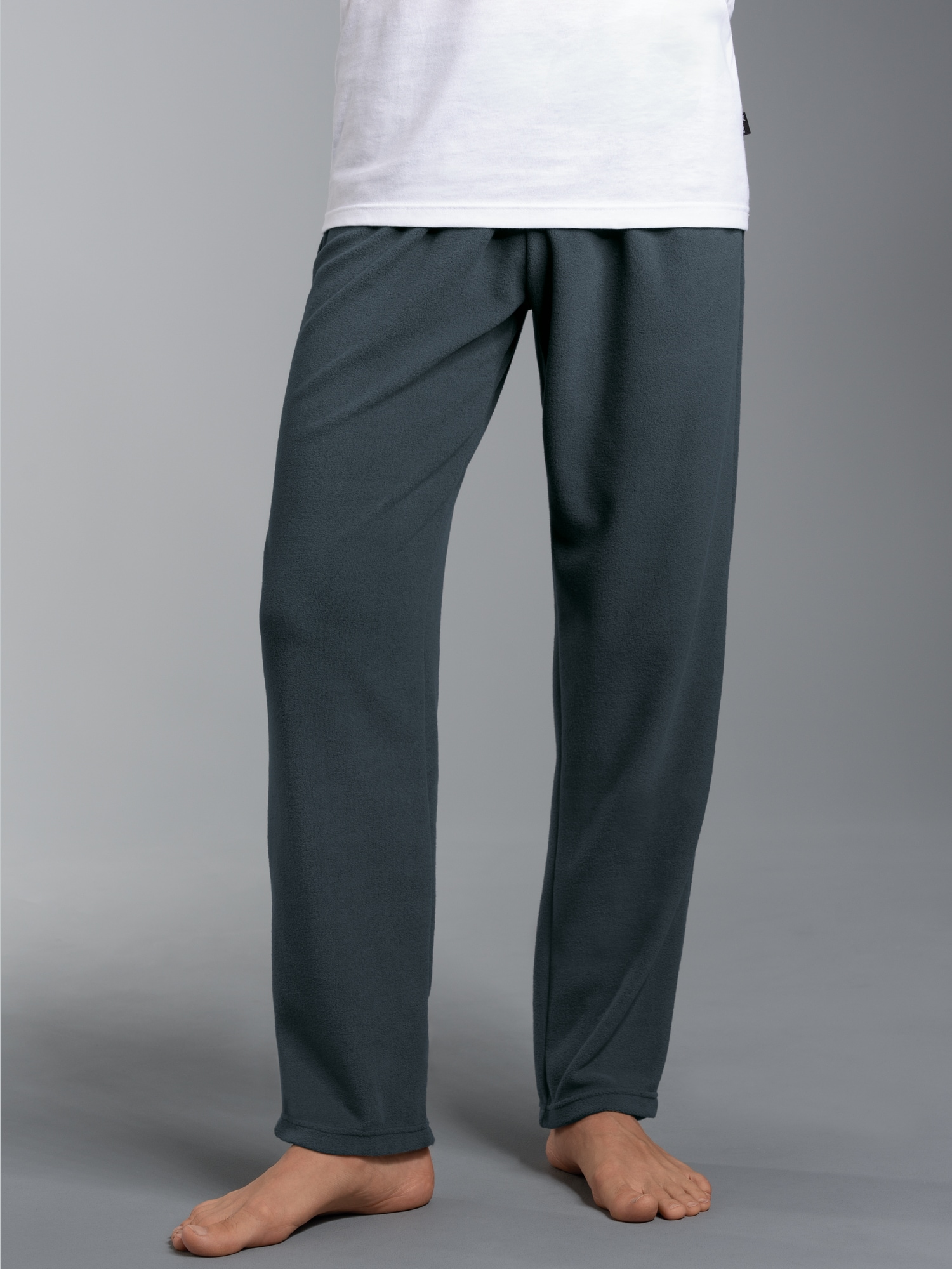 Leichte Fleece-Freizeithose Anthrazit