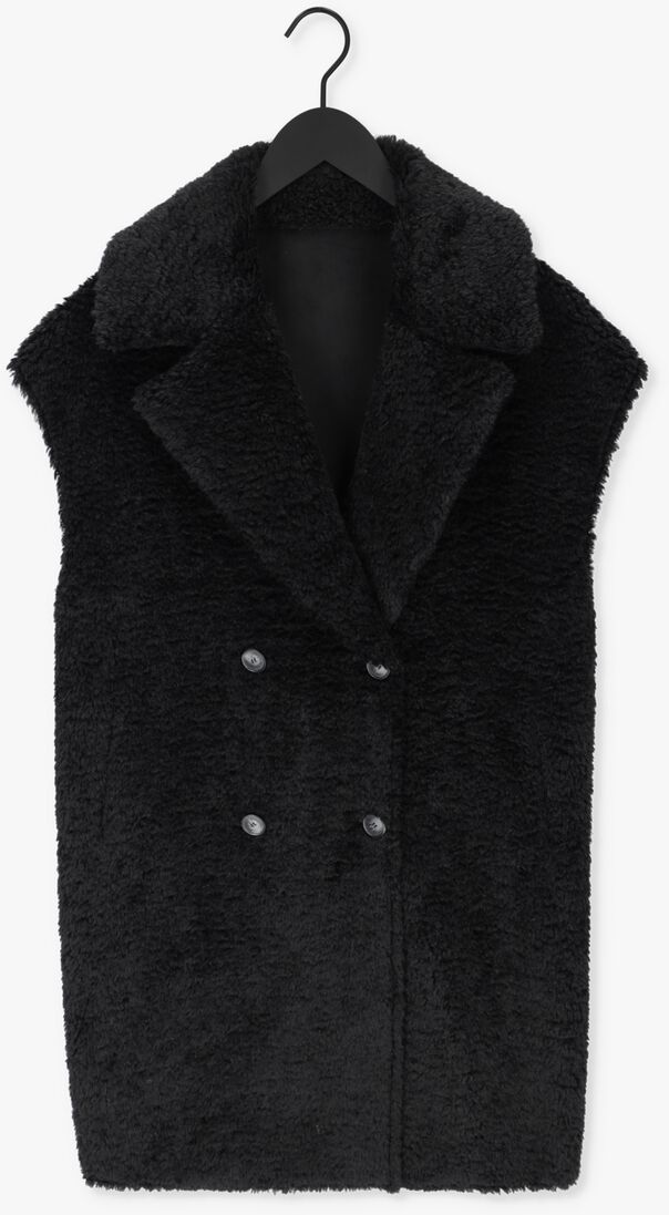 BEAUMONT zwarte beaumont teddy jas reversible lammy long body