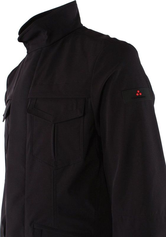 Peuterey - Trenchcoat - Heren - Waterafstotend - Effen Kleur - Opstaande Kraag