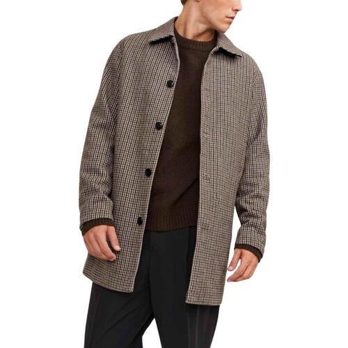 Jack & Jones - JJZAC WOOL COAT Marrón
